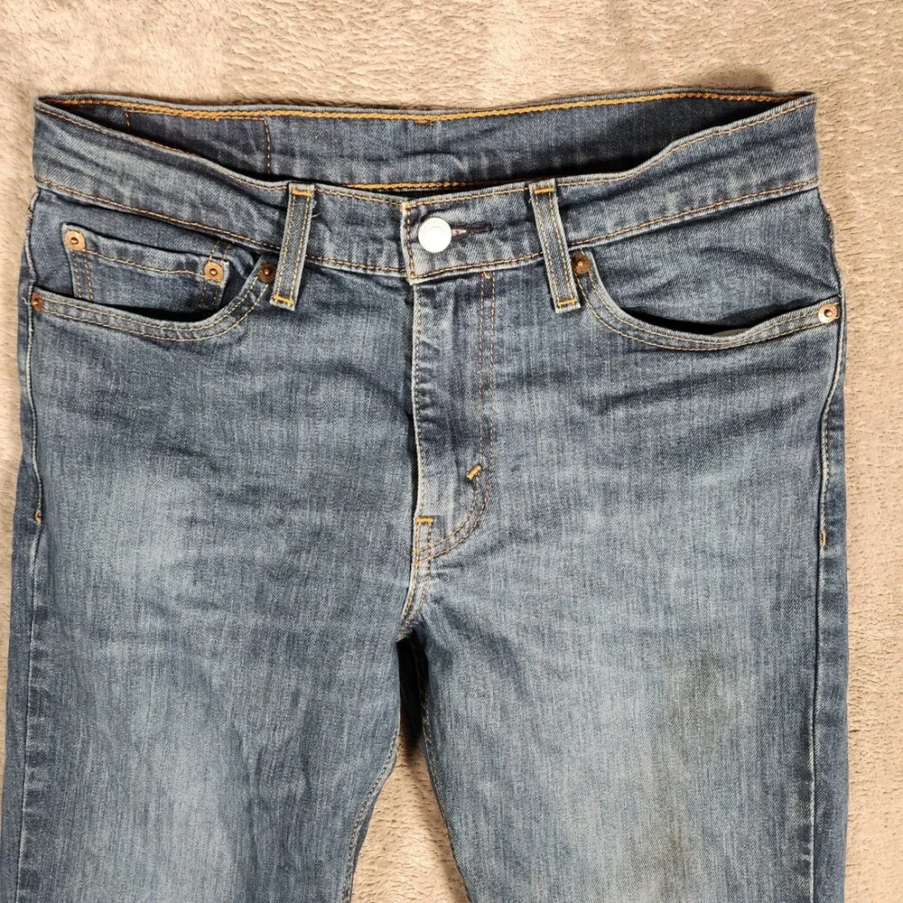 Levi's 511 Jeans Men's‎ 30X30 Blue Slim Fit Blue Denim Pants STAIN